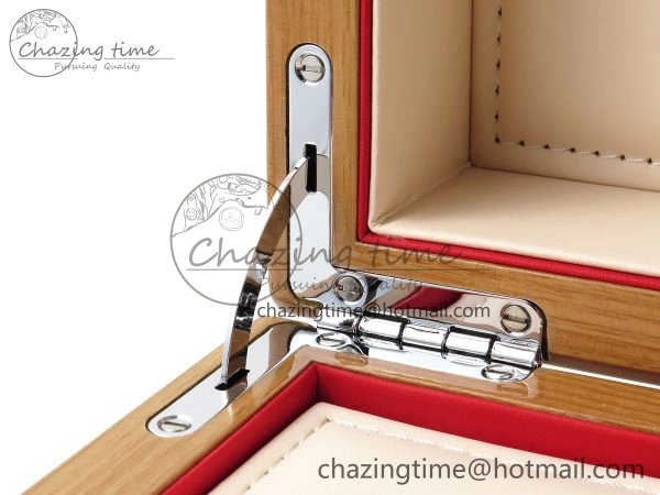 OMEGA WOODEN BOXSET WITH PAPERS & CARDS