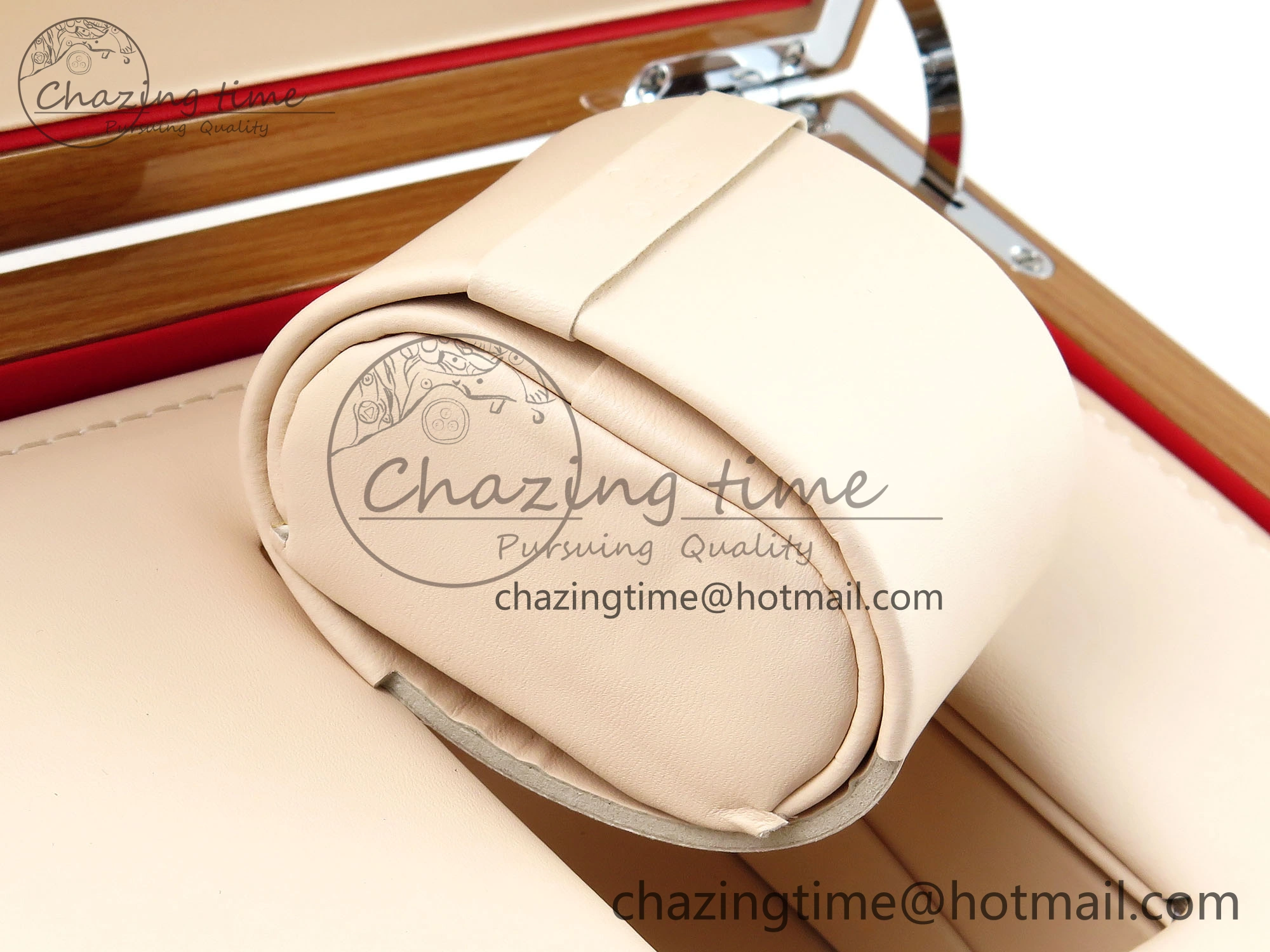 OMEGA WOODEN BOXSET WITH PAPERS & CARDS