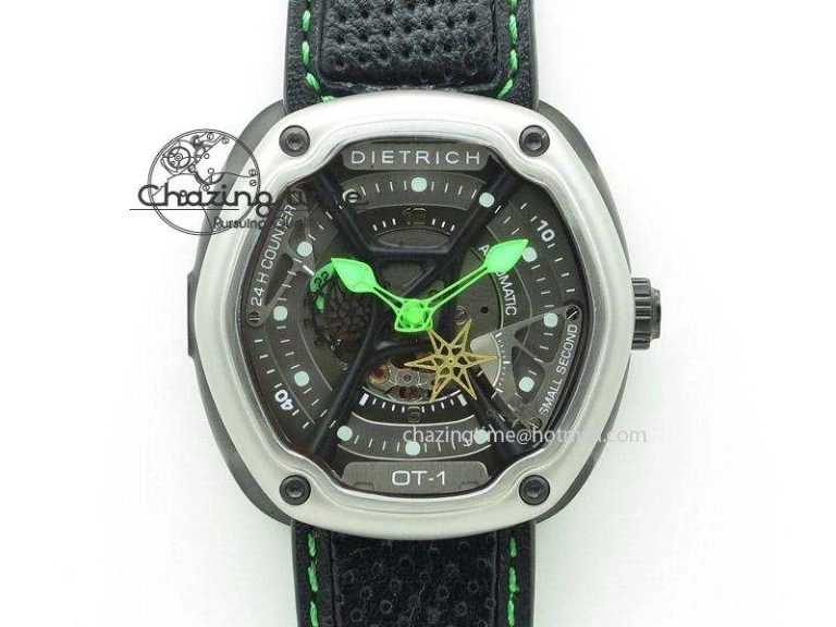 OT-1 Best Edition On Black Calf Leather Strap Miyota 82-S-7