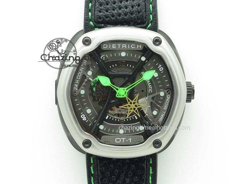 OT-1 Best Edition On Black Calf Leather Strap Miyota 82-S-7