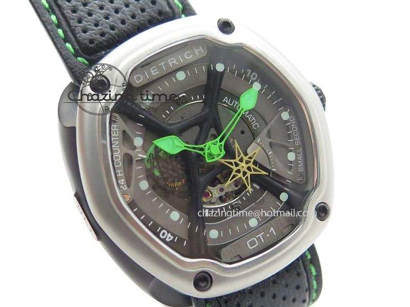 OT-1 Best Edition On Black Calf Leather Strap Miyota 82-S-7