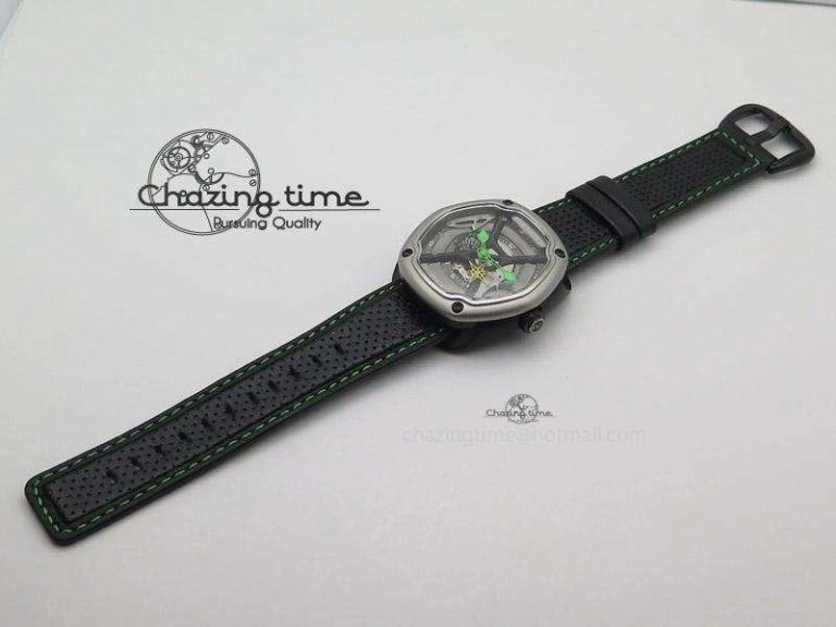 OT-1 Best Edition On Black Calf Leather Strap Miyota 82-S-7
