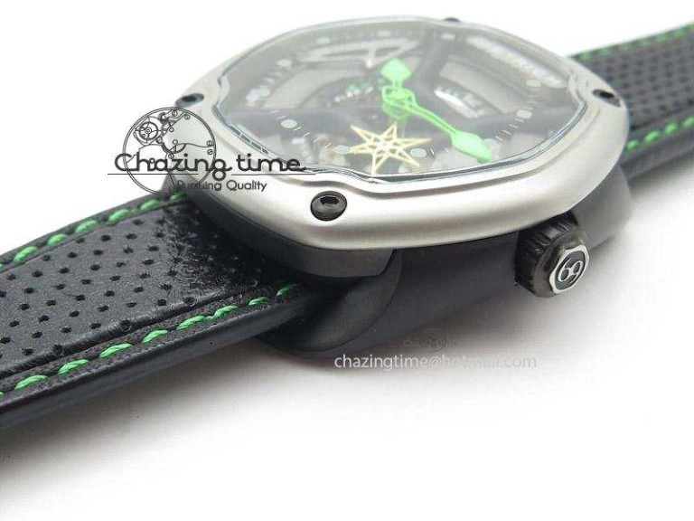OT-1 Best Edition On Black Calf Leather Strap Miyota 82-S-7