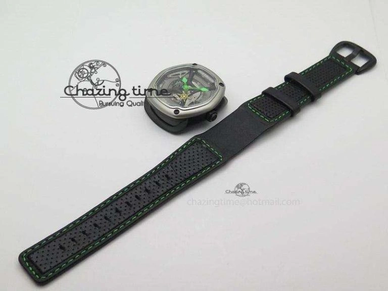OT-1 Best Edition On Black Calf Leather Strap Miyota 82-S-7