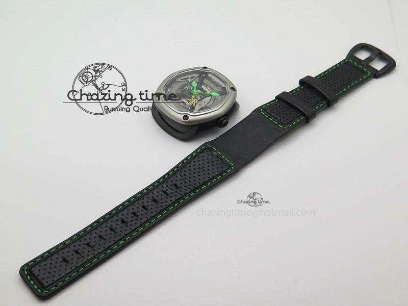 OT-1 Best Edition On Black Calf Leather Strap Miyota 82-S-7