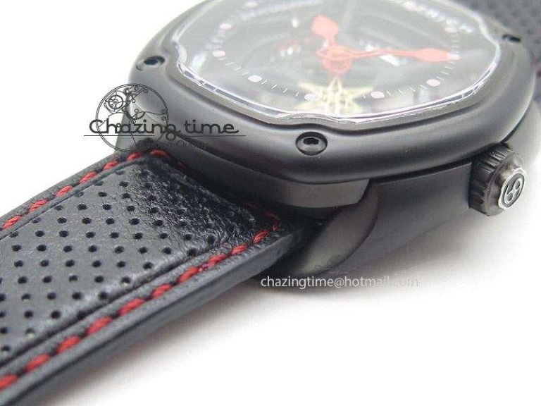 OT-2 Best Edition On Black Calf Leather Strap Miyota 82-S-7