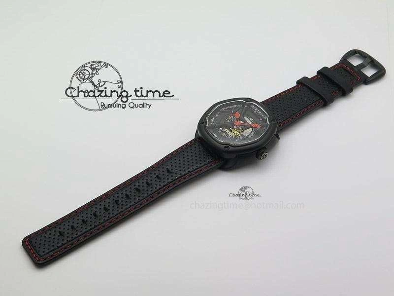 OT-2 Best Edition On Black Calf Leather Strap Miyota 82-S-7