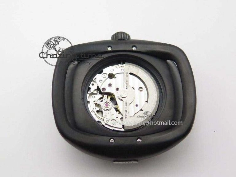 OT-2 Best Edition On Black Calf Leather Strap Miyota 82-S-7