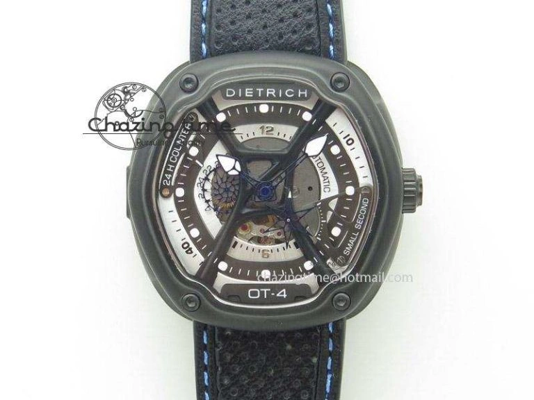OT-4 Best Edition On Black Calf Leather Strap Miyota 82-S-7