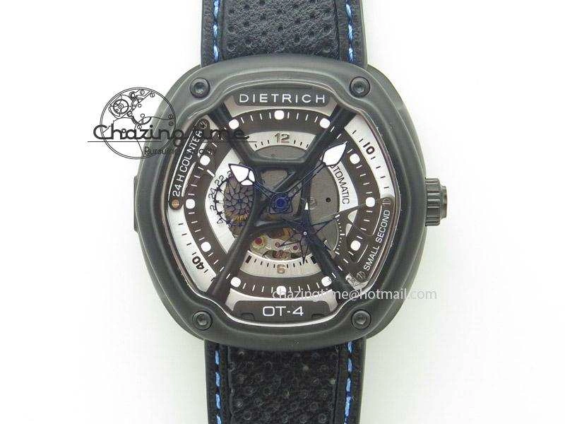OT-4 Best Edition On Black Calf Leather Strap Miyota 82-S-7