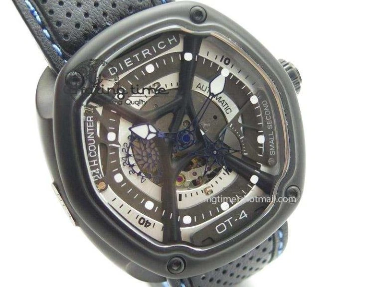 OT-4 Best Edition On Black Calf Leather Strap Miyota 82-S-7