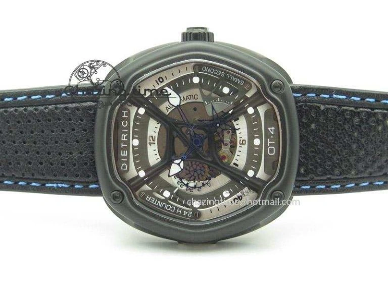 OT-4 Best Edition On Black Calf Leather Strap Miyota 82-S-7