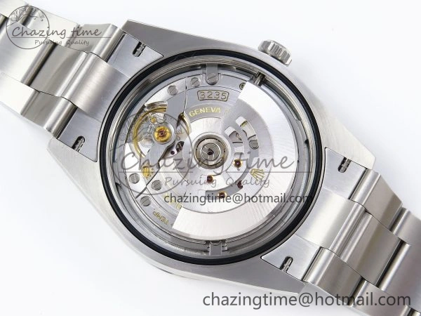 OYSTER PERPETUAL 124300 41MM VSF 1:1 BEST EDITION 904L STEEL GREEN DIAL VS3235