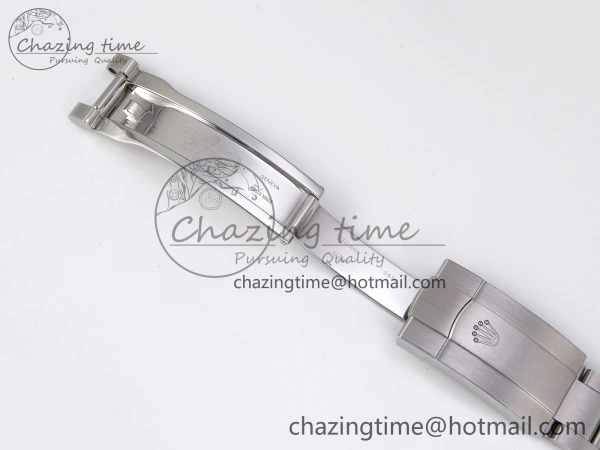 OYSTER PERPETUAL 124300 41MM VSF 1:1 BEST EDITION 904L STEEL GREEN DIAL VS3235