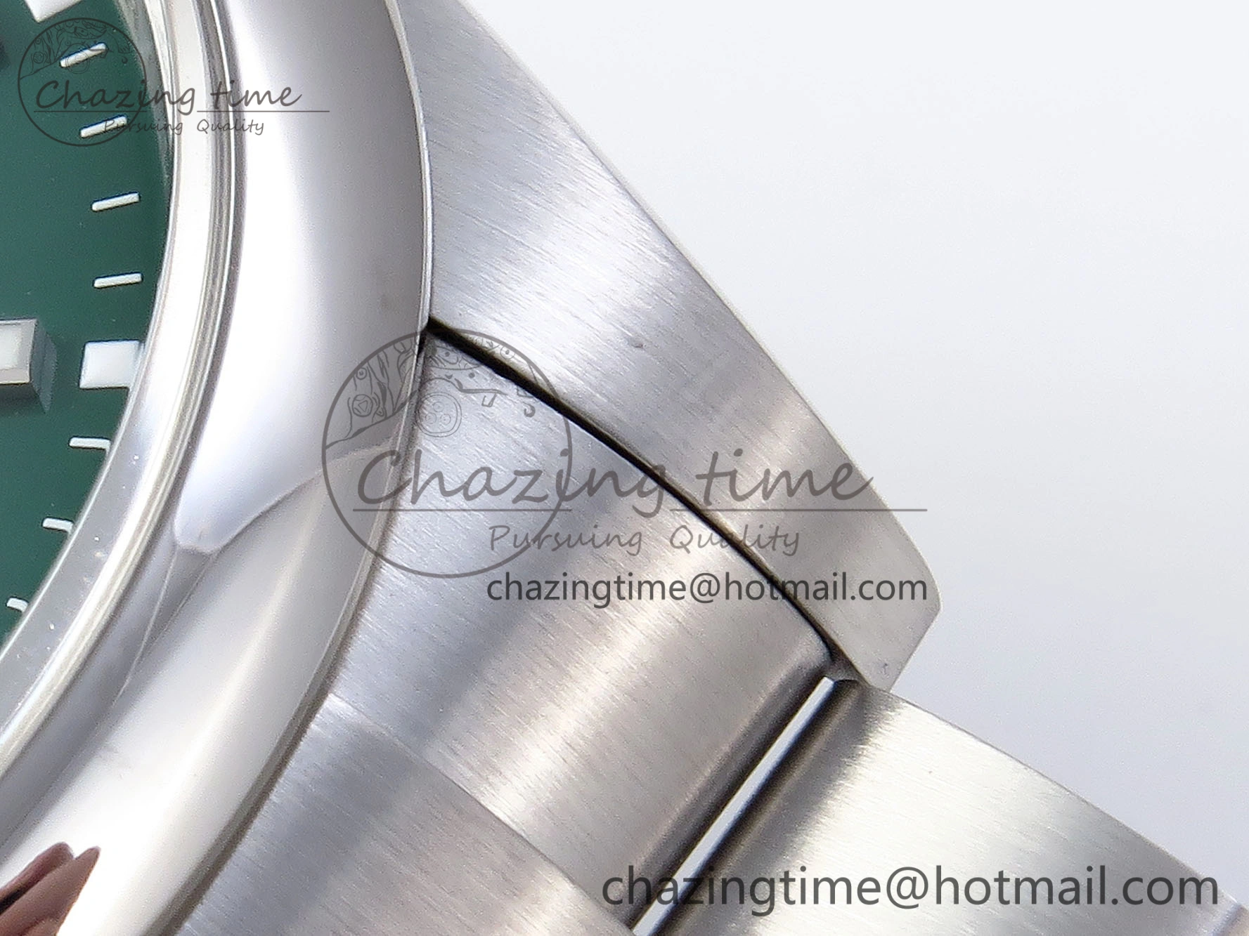 OYSTER PERPETUAL 124300 41MM VSF 1:1 BEST EDITION 904L STEEL GREEN DIAL VS3235