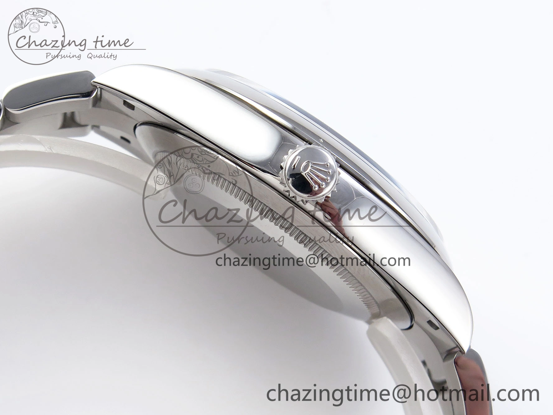 OYSTER PERPETUAL 124300 41MM VSF 1:1 BEST EDITION 904L STEEL SILVER DIAL VS3235