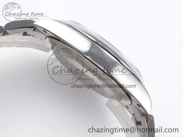 OYSTER PERPETUAL 124300 41MM VSF 1:1 BEST EDITION 904L STEEL SILVER DIAL VS3235