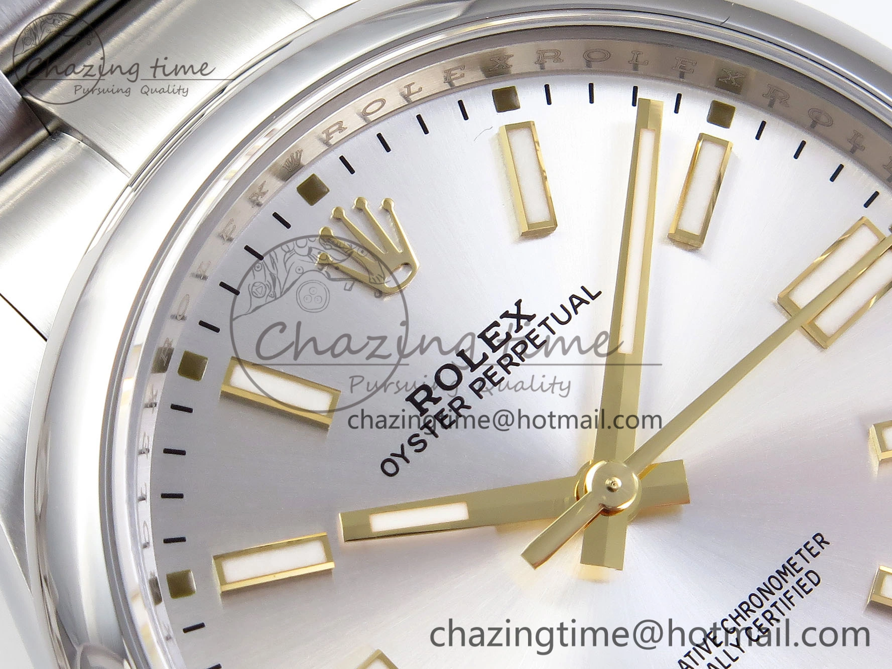 OYSTER PERPETUAL 124300 41MM VSF 1:1 BEST EDITION 904L STEEL SILVER DIAL VS3235
