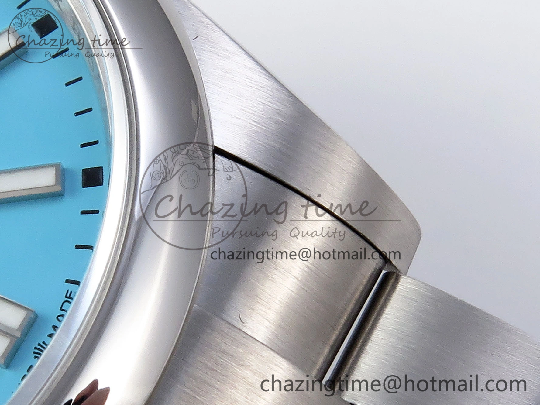 OYSTER PERPETUAL 124300 41MM VSF 1:1 BEST EDITION 904L STEEL TIFFANY BLUE DIAL VS3235