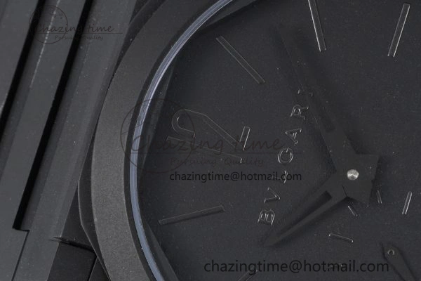Octo Finissimo PVD BVF 1:1 Best Edition Black Dial on PVD Bracelet Asian Micro Rotor Movement