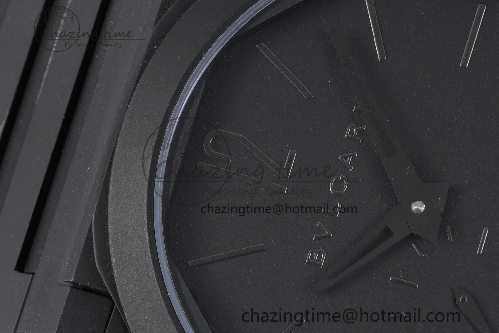 Octo Finissimo PVD BVF 1:1 Best Edition Black Dial on PVD Bracelet Asian Micro Rotor Movement