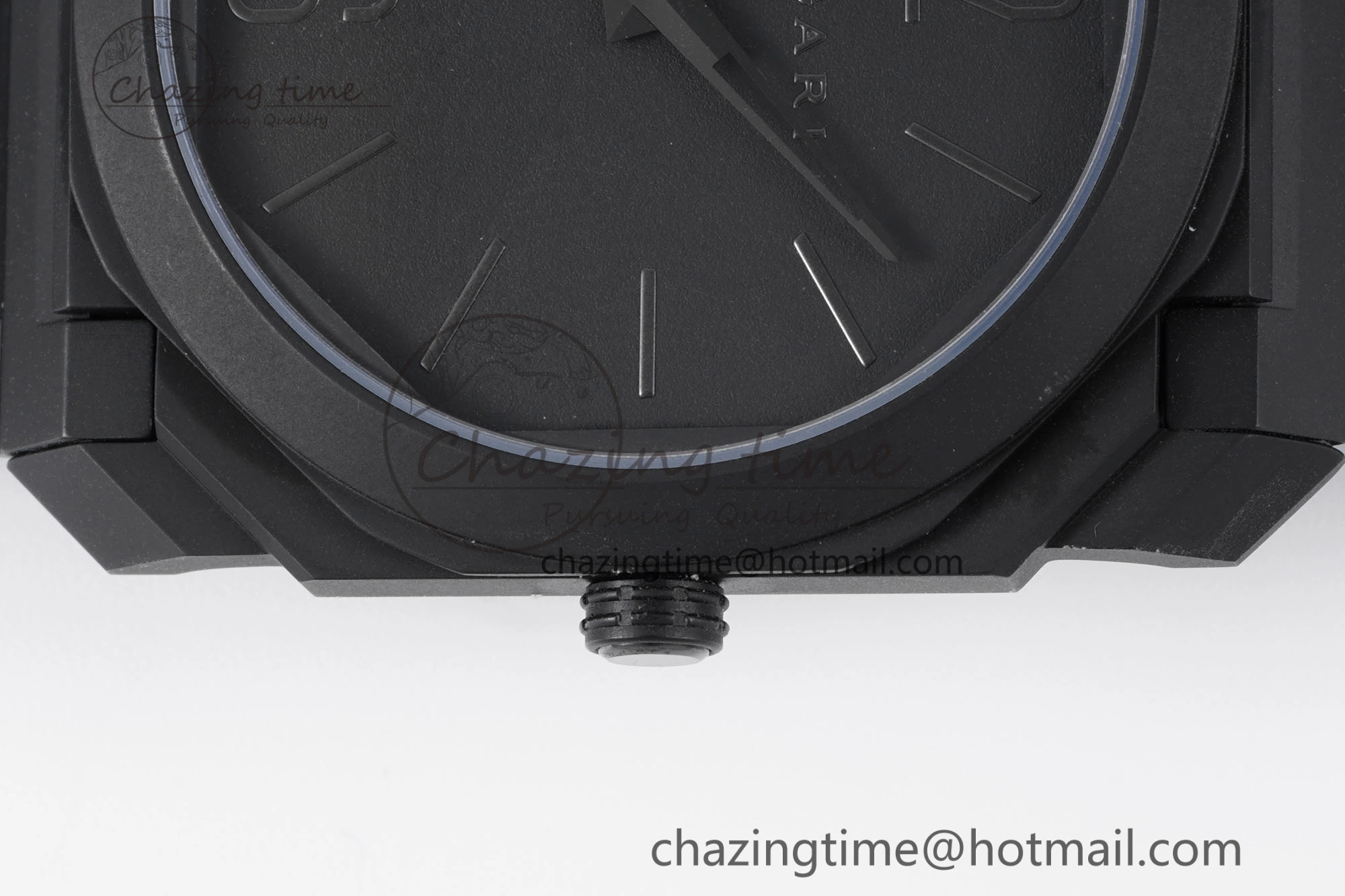 Octo Finissimo PVD BVF 1:1 Best Edition Black Dial on PVD Bracelet Asian Micro Rotor Movement