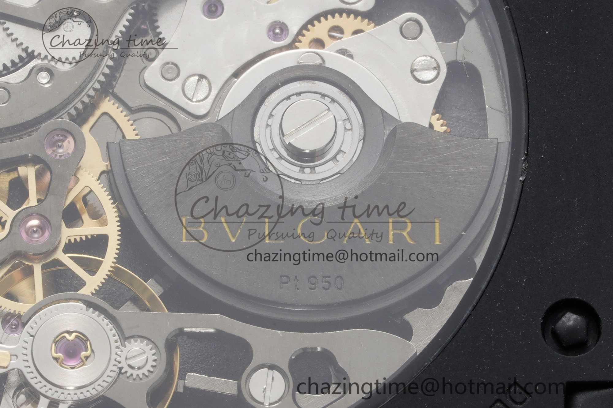 Octo Finissimo PVD BVF 1:1 Best Edition Black Dial on PVD Bracelet Asian Micro Rotor Movement