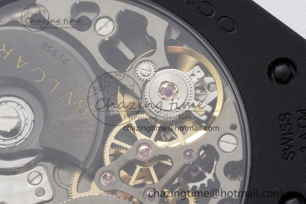 Octo Finissimo PVD BVF 1:1 Best Edition Black Dial on PVD Bracelet Asian Micro Rotor Movement