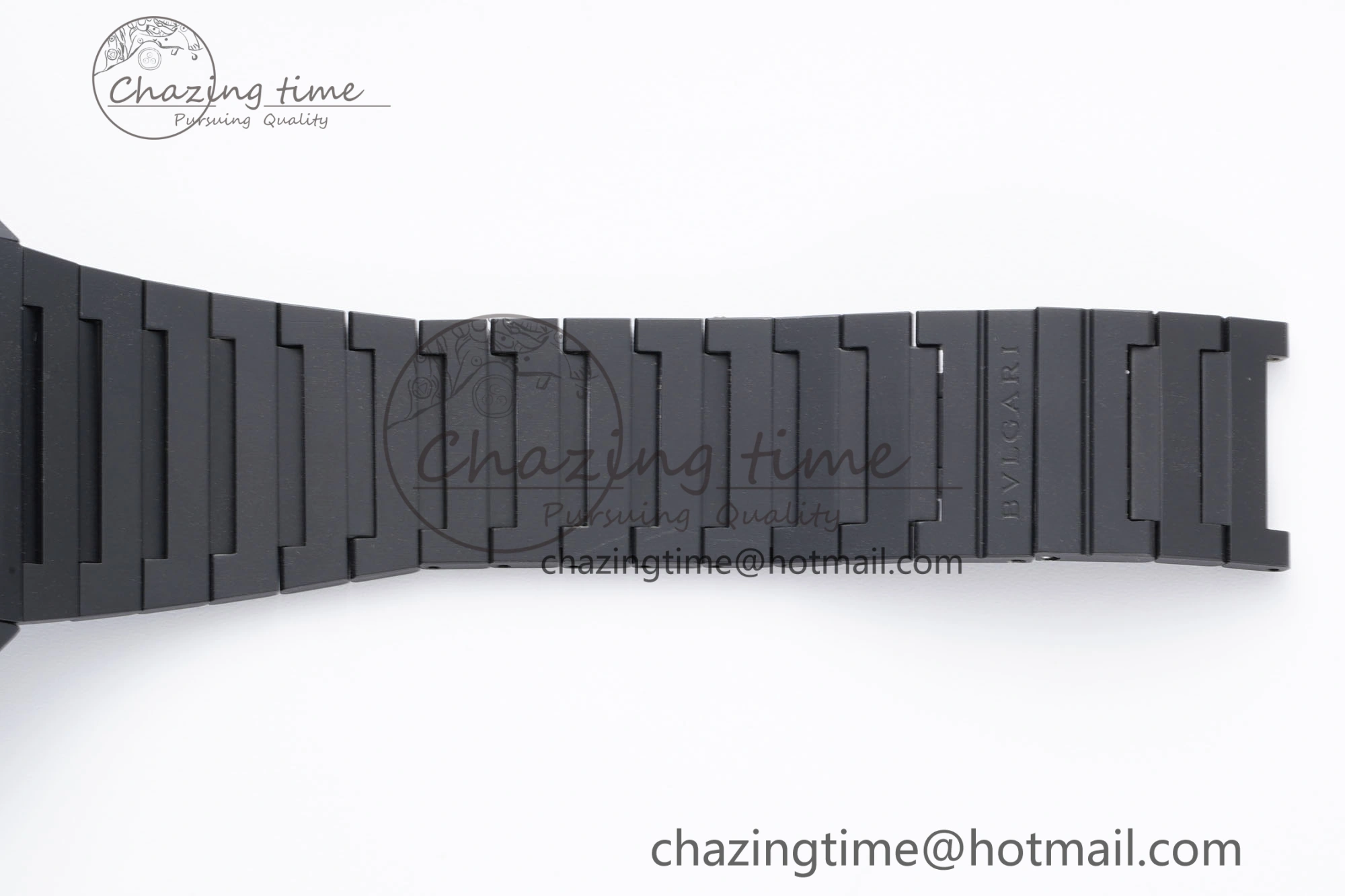 Octo Finissimo PVD BVF 1:1 Best Edition Black Dial on PVD Bracelet Asian Micro Rotor Movement