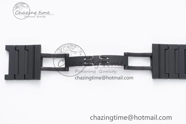 Octo Finissimo PVD BVF 1:1 Best Edition Black Dial on PVD Bracelet Asian Micro Rotor Movement
