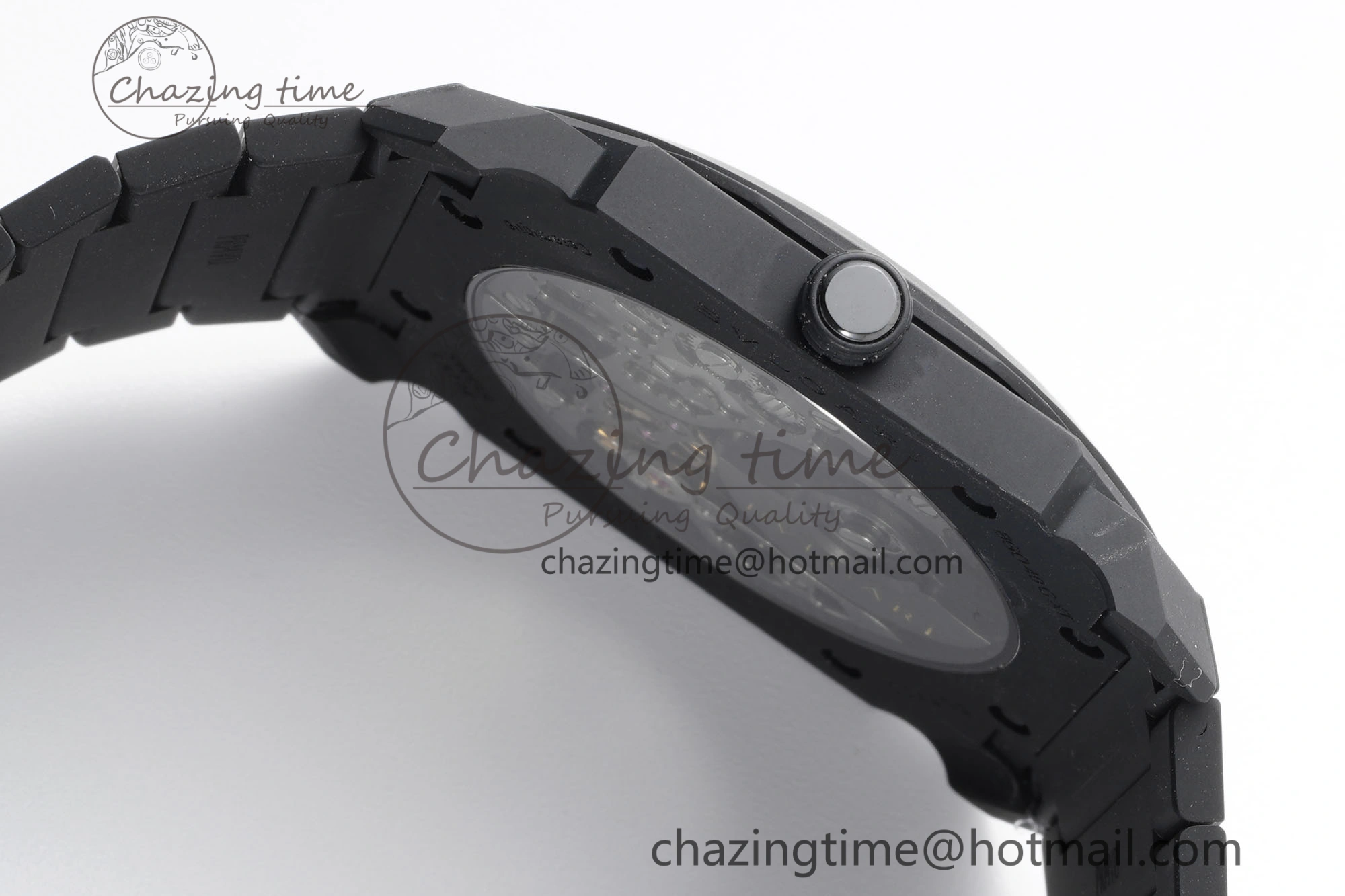 Octo Finissimo PVD BVF 1:1 Best Edition Black Dial on PVD Bracelet Asian Micro Rotor Movement