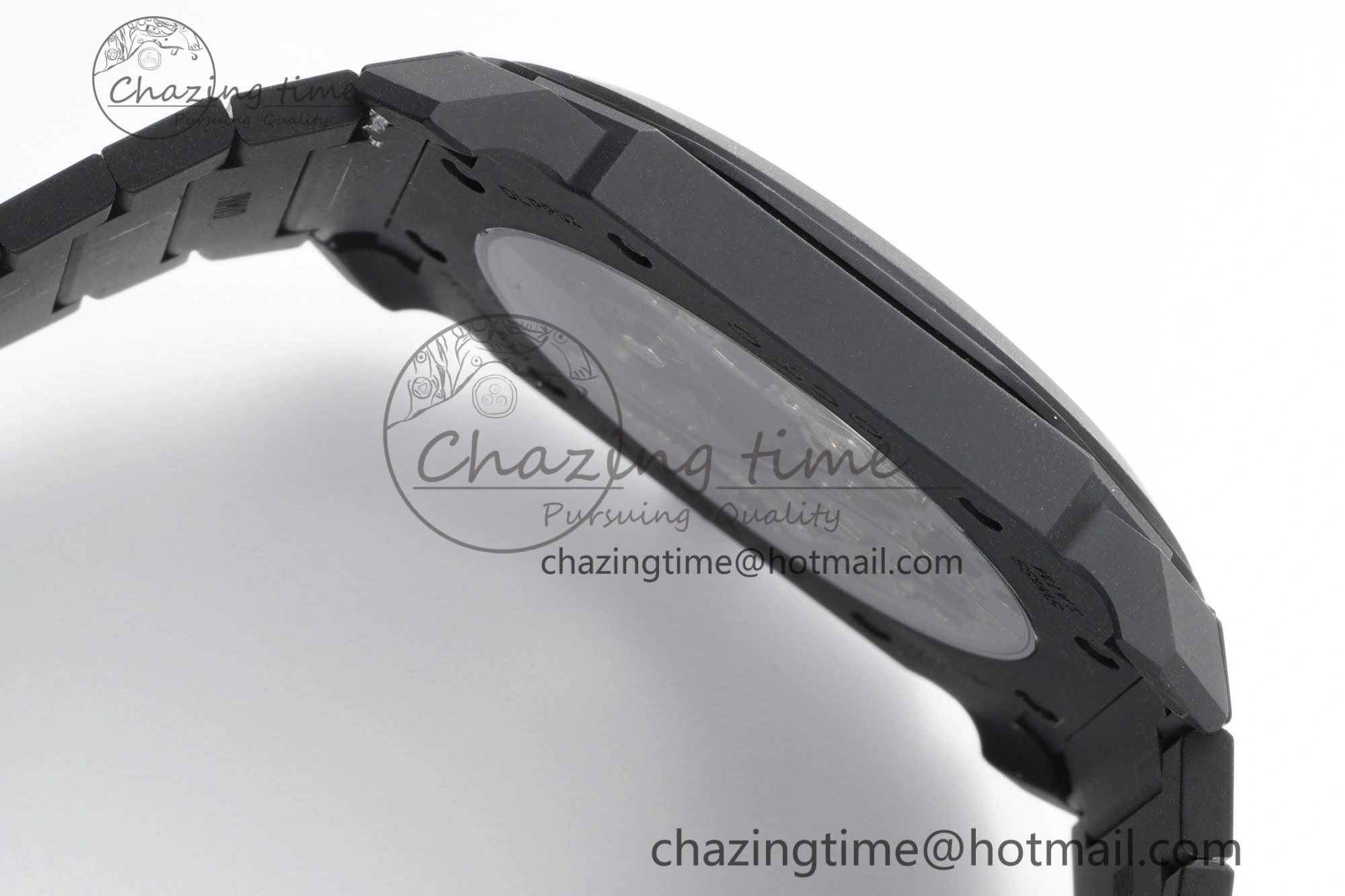 Octo Finissimo PVD BVF 1:1 Best Edition Black Dial on PVD Bracelet Asian Micro Rotor Movement