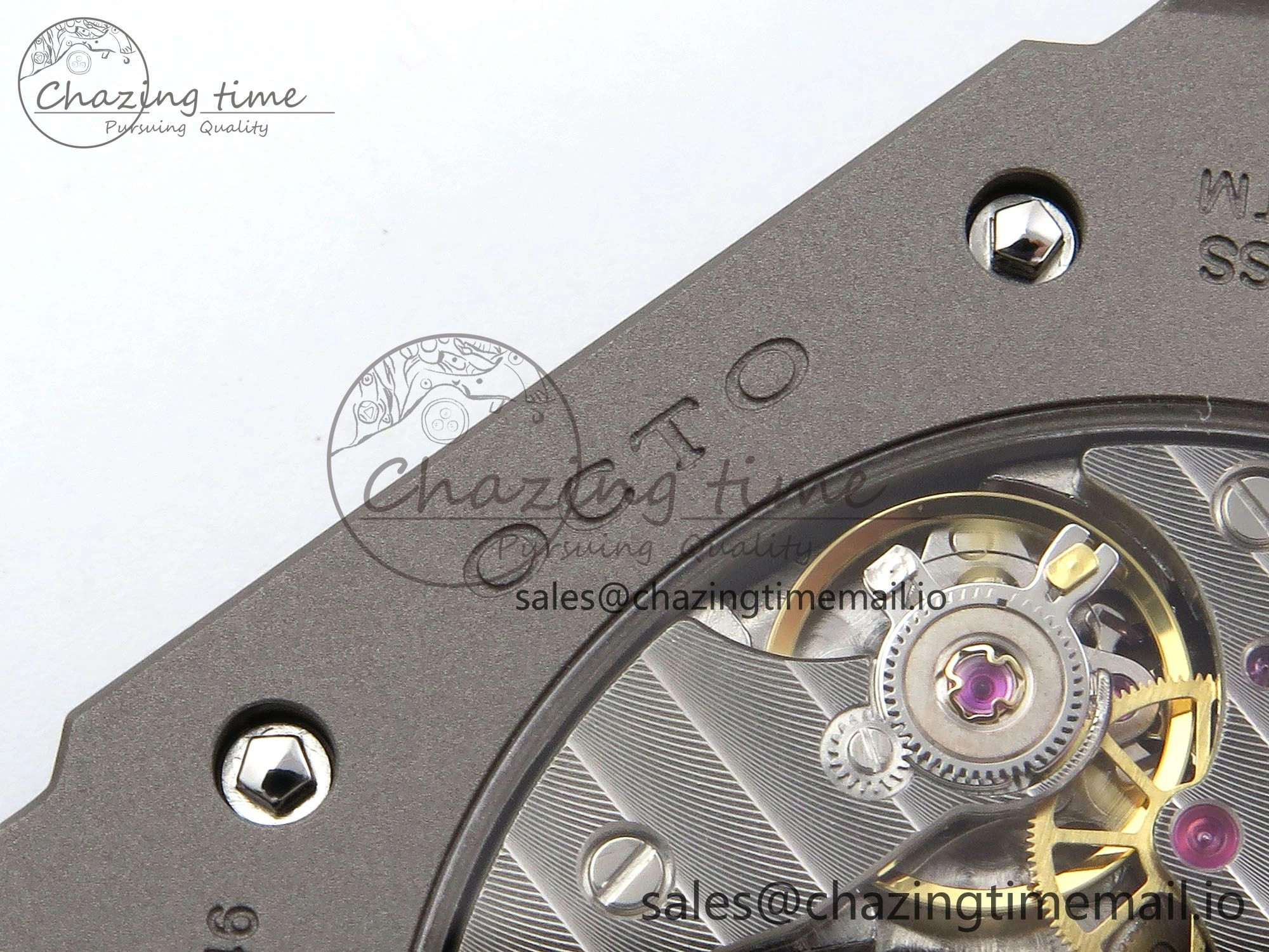 Octo Finissimo Titanuim BVF 1:1 Best Edition Gray Dial on Bracelet Asian Micro Rotor Movement