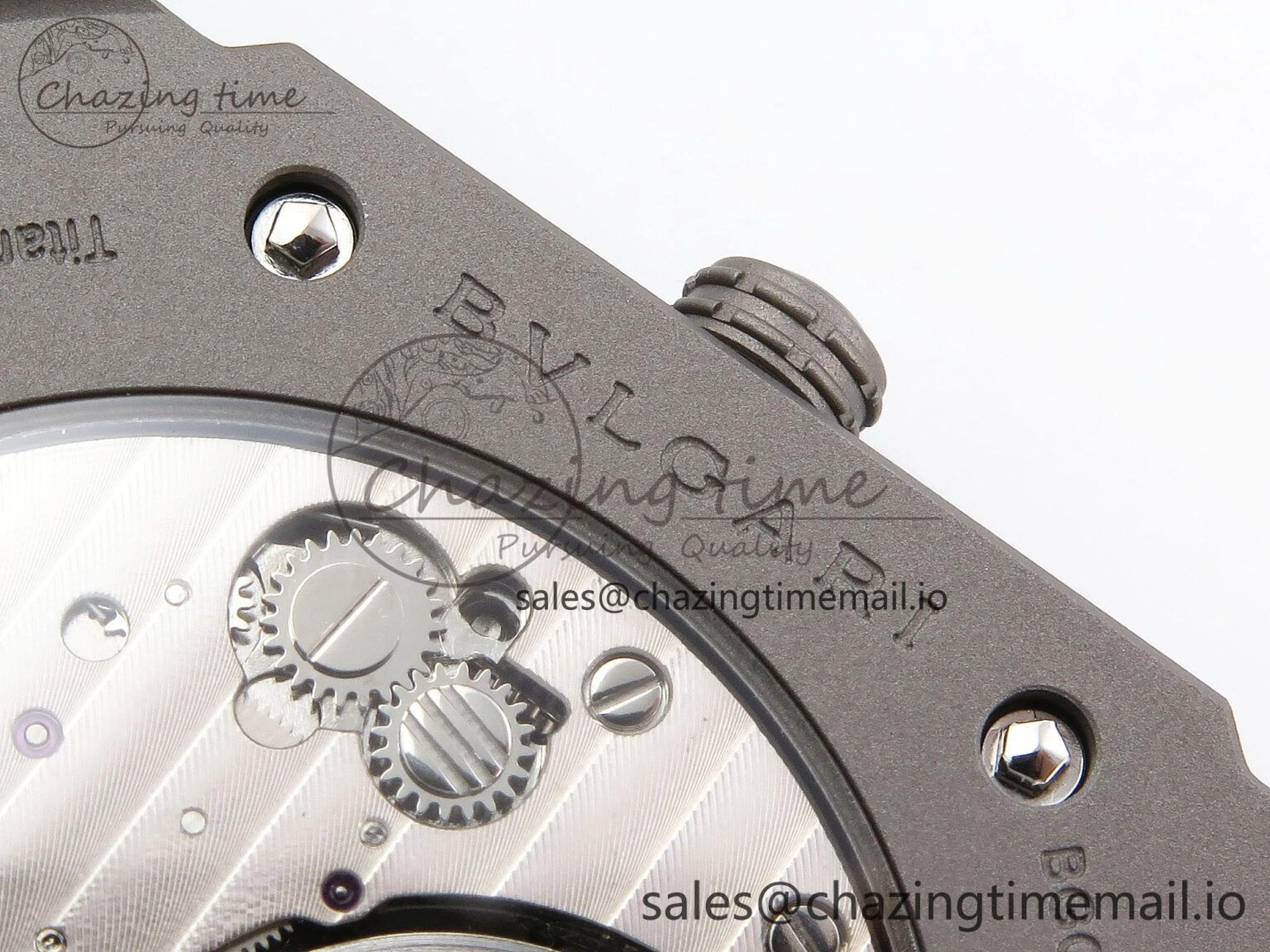 Octo Finissimo Titanuim BVF 1:1 Best Edition Gray Dial on Bracelet Asian Micro Rotor Movement