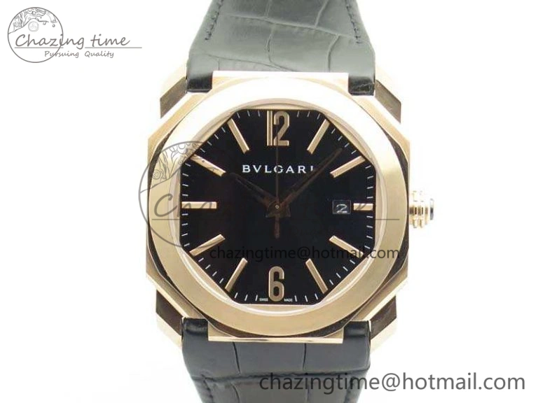 Octo Finissimo Titanuim BVF 1:1 Best Edition Gray Dial on Bracelet Asian Micro Rotor Movement