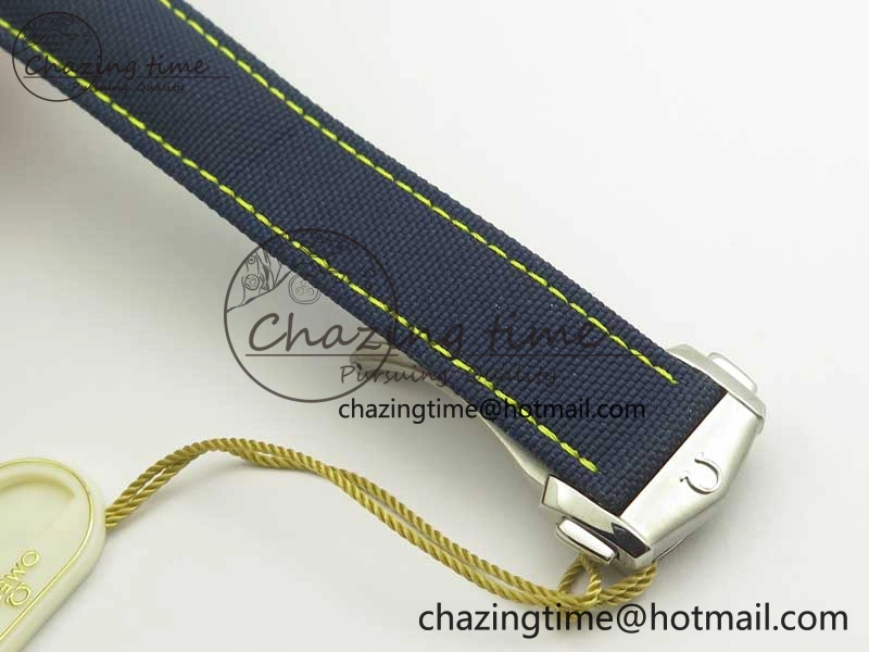 Omega Aqua Terra 15007 Gauss “Spectre” VSF 1:1 Best Edition Blue Textured Dial on Blue Nylon Strap A8507 Super Clone