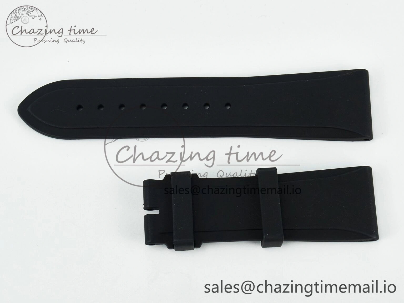 Overseas 1:1 Best Edition Black Blue White Rubber Strap (Fits the Gen size)