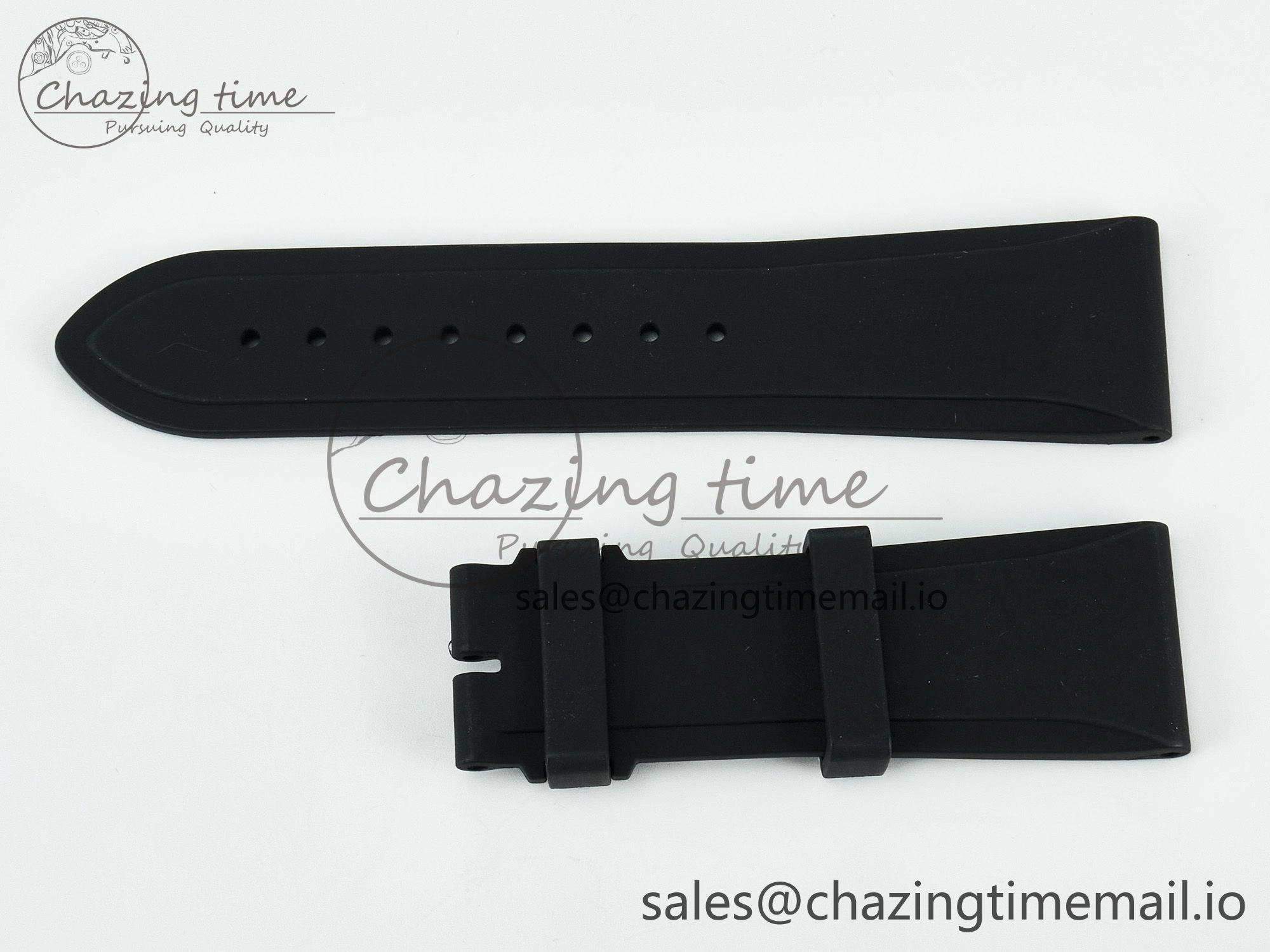 Overseas 1:1 Best Edition Black Blue White Rubber Strap (Fits the Gen size)