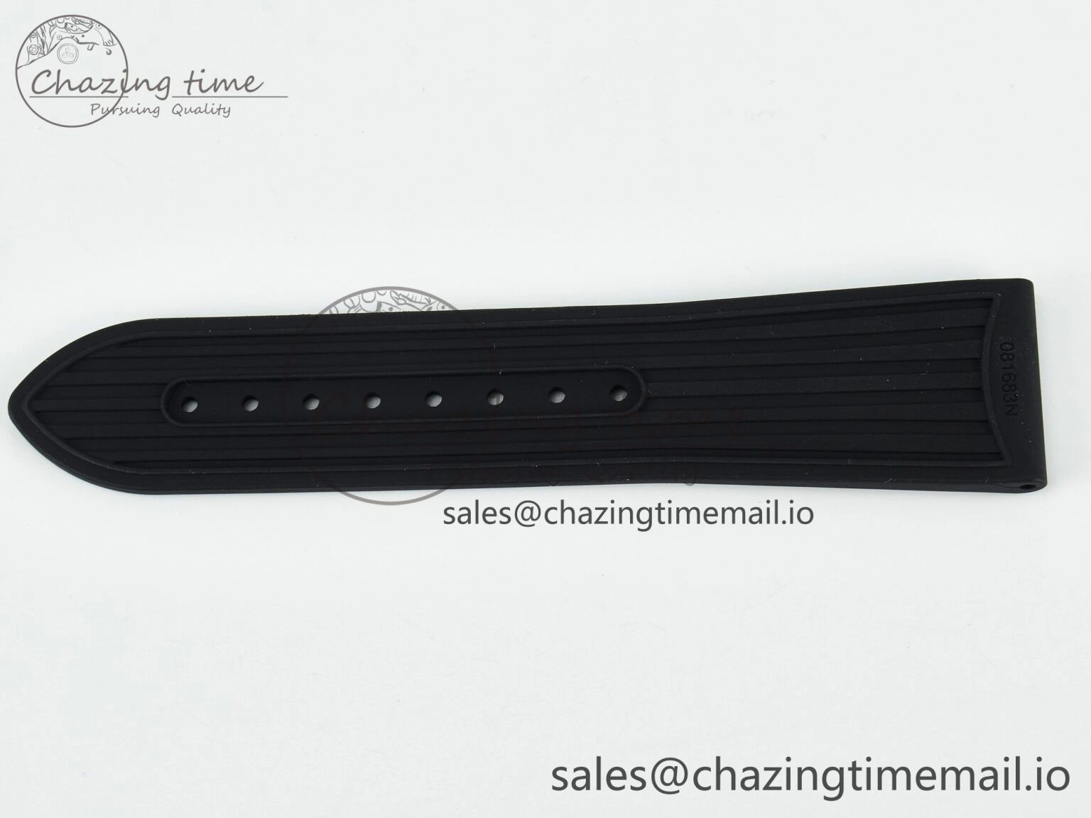 Overseas 1:1 Best Edition Black Blue White Rubber Strap (Fits the Gen size)