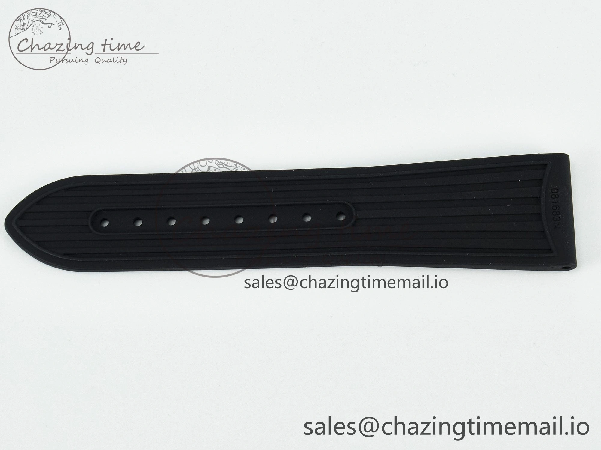 Overseas 1:1 Best Edition Black Blue White Rubber Strap (Fits the Gen size)