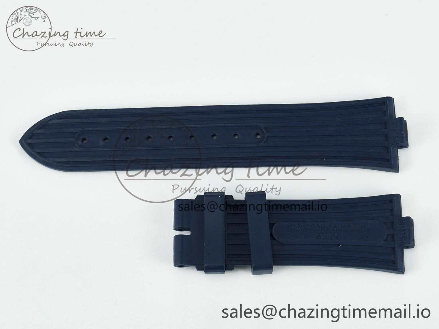 Overseas 1:1 Best Edition Black Blue White Rubber Strap (Fits the Gen size)