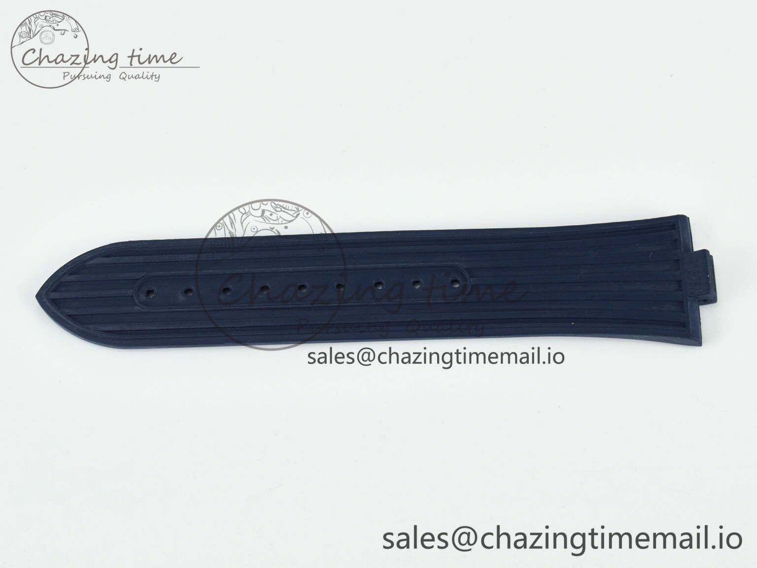 Overseas 1:1 Best Edition Black Blue White Rubber Strap (Fits the Gen size)