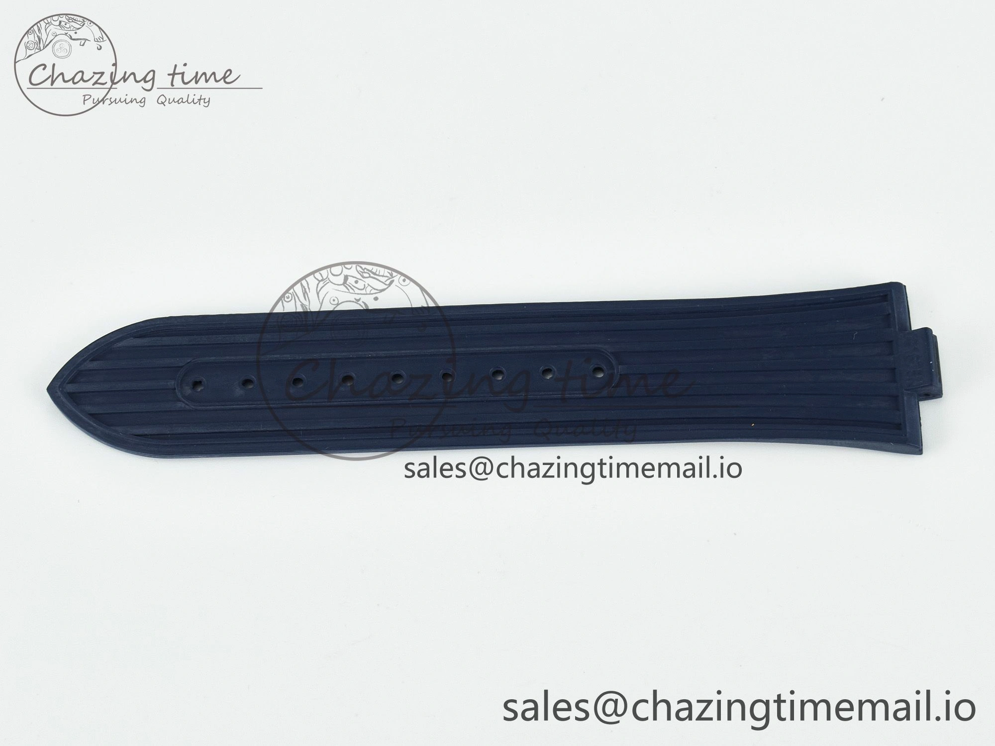 Overseas 1:1 Best Edition Black Blue White Rubber Strap (Fits the Gen size)