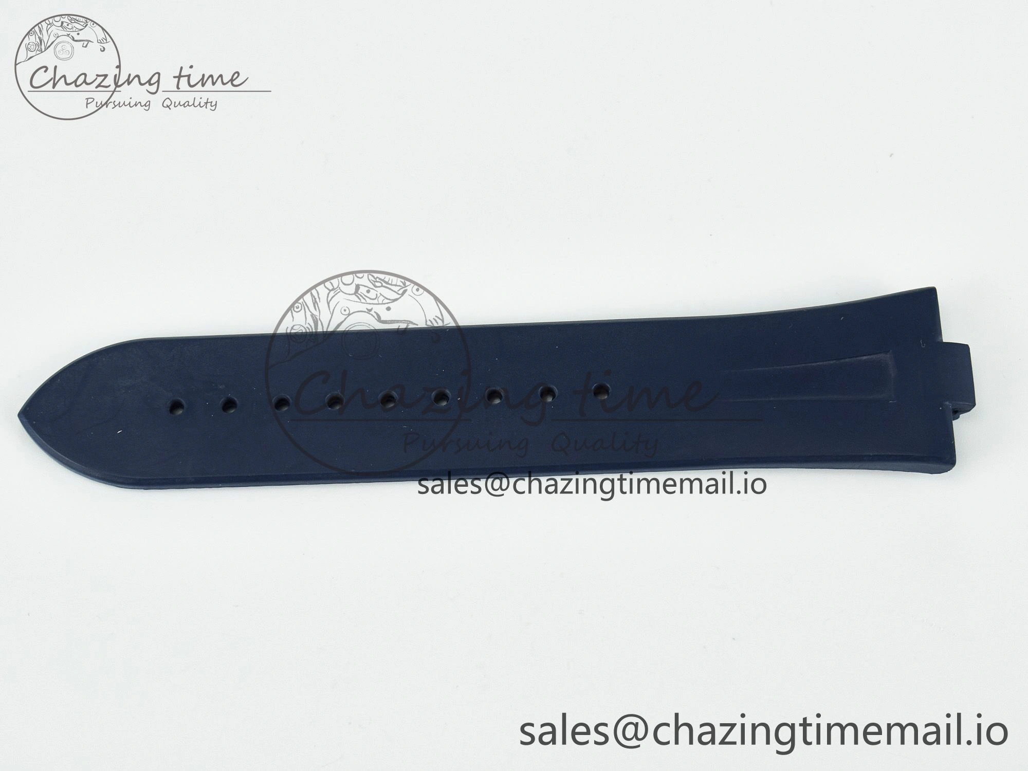 Overseas 1:1 Best Edition Black Blue White Rubber Strap (Fits the Gen size)
