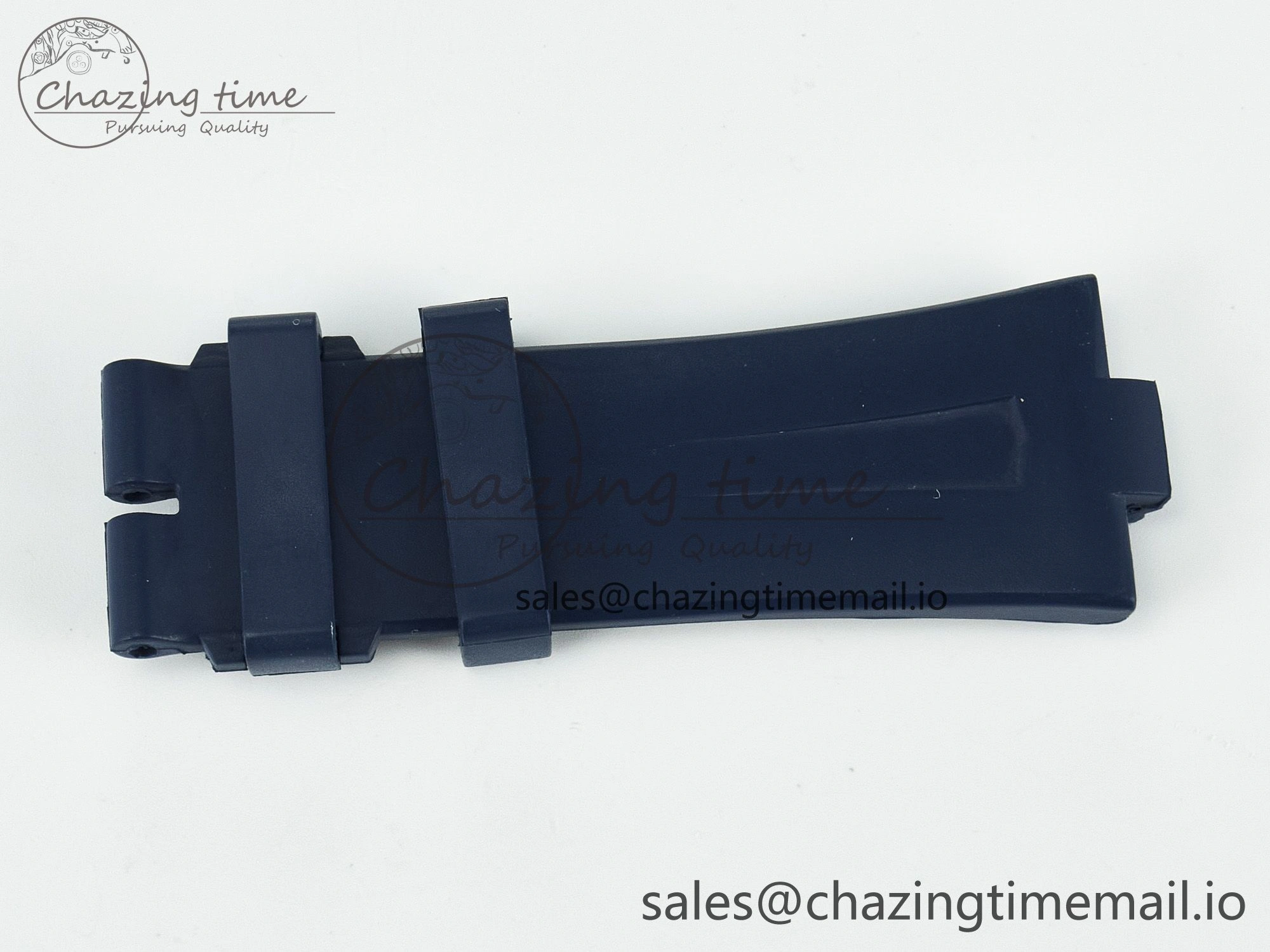 Overseas 1:1 Best Edition Black Blue White Rubber Strap (Fits the Gen size)