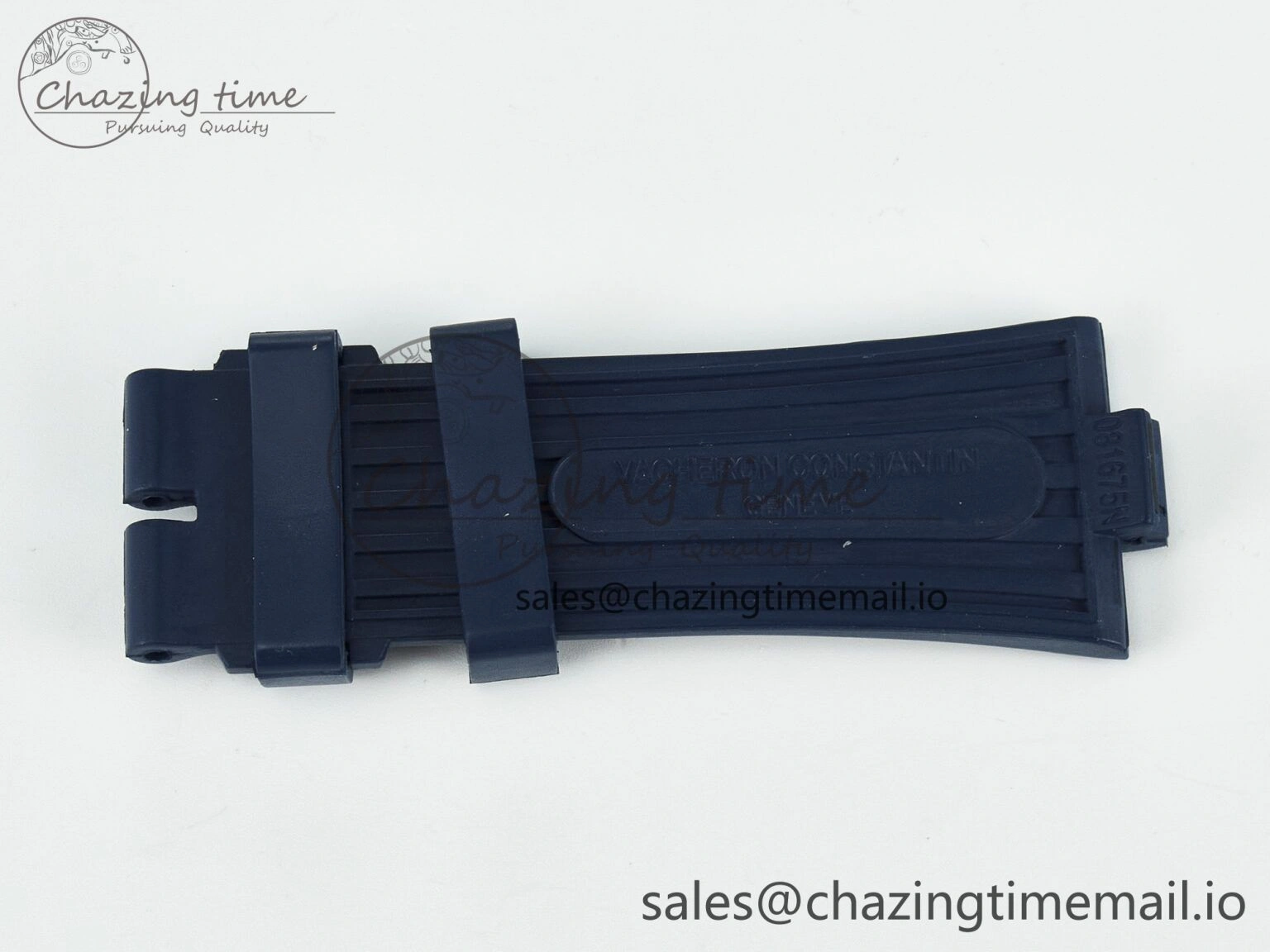 Overseas 1:1 Best Edition Black Blue White Rubber Strap (Fits the Gen size)