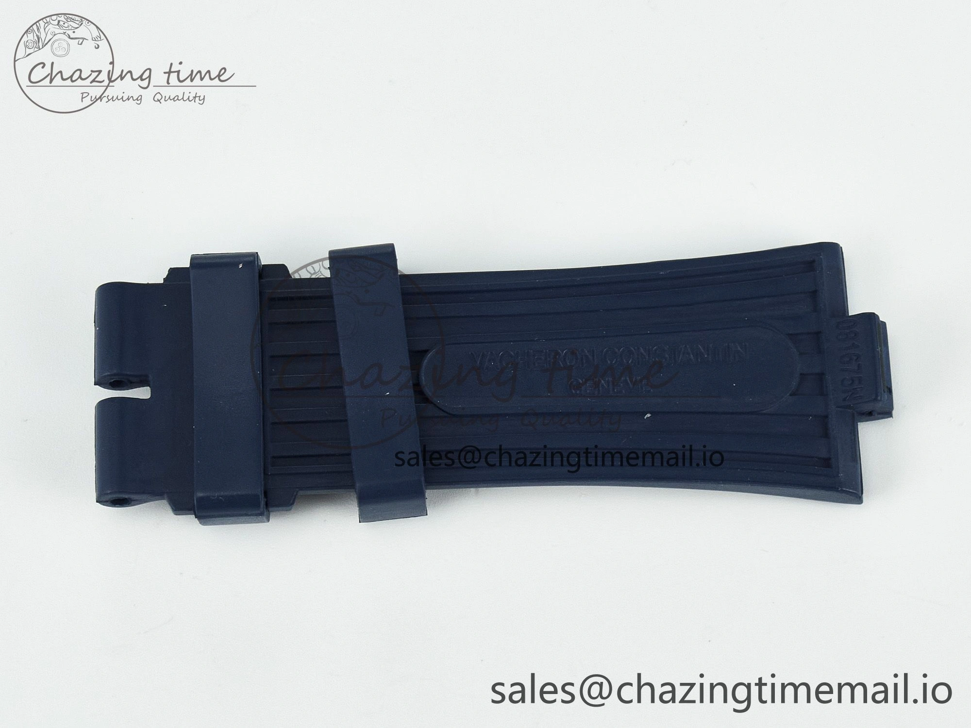 Overseas 1:1 Best Edition Black Blue White Rubber Strap (Fits the Gen size)