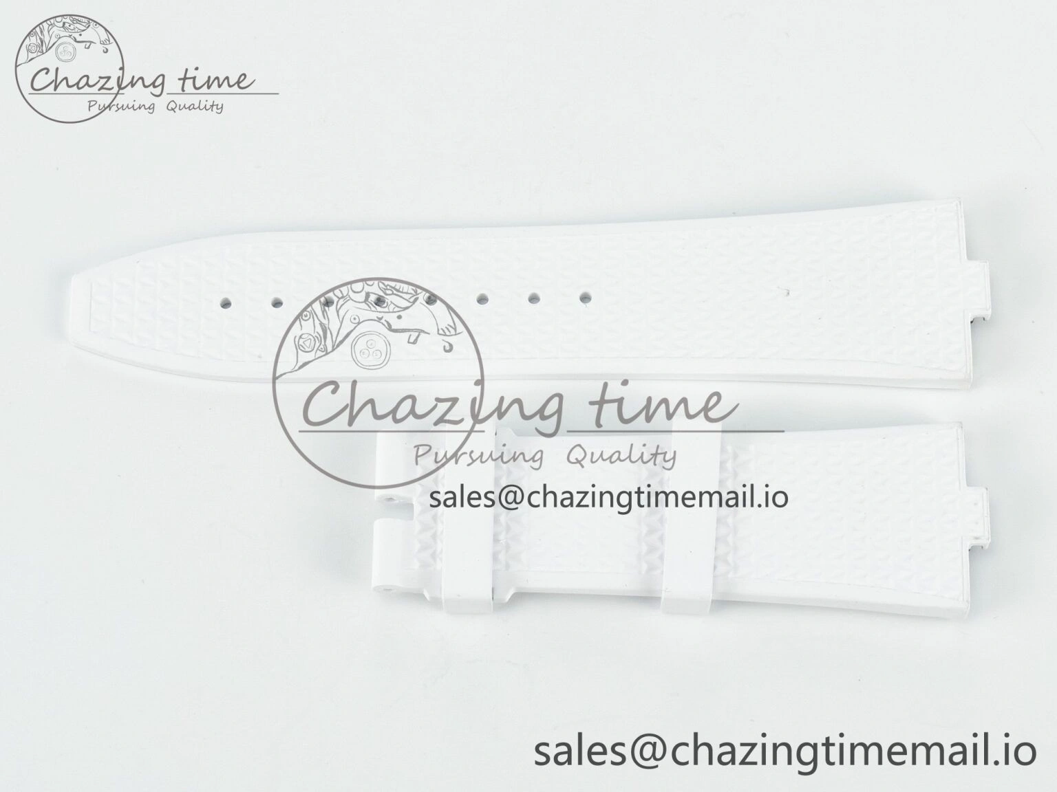Overseas 1:1 Best Edition Black Blue White Rubber Strap (Fits the Gen size)