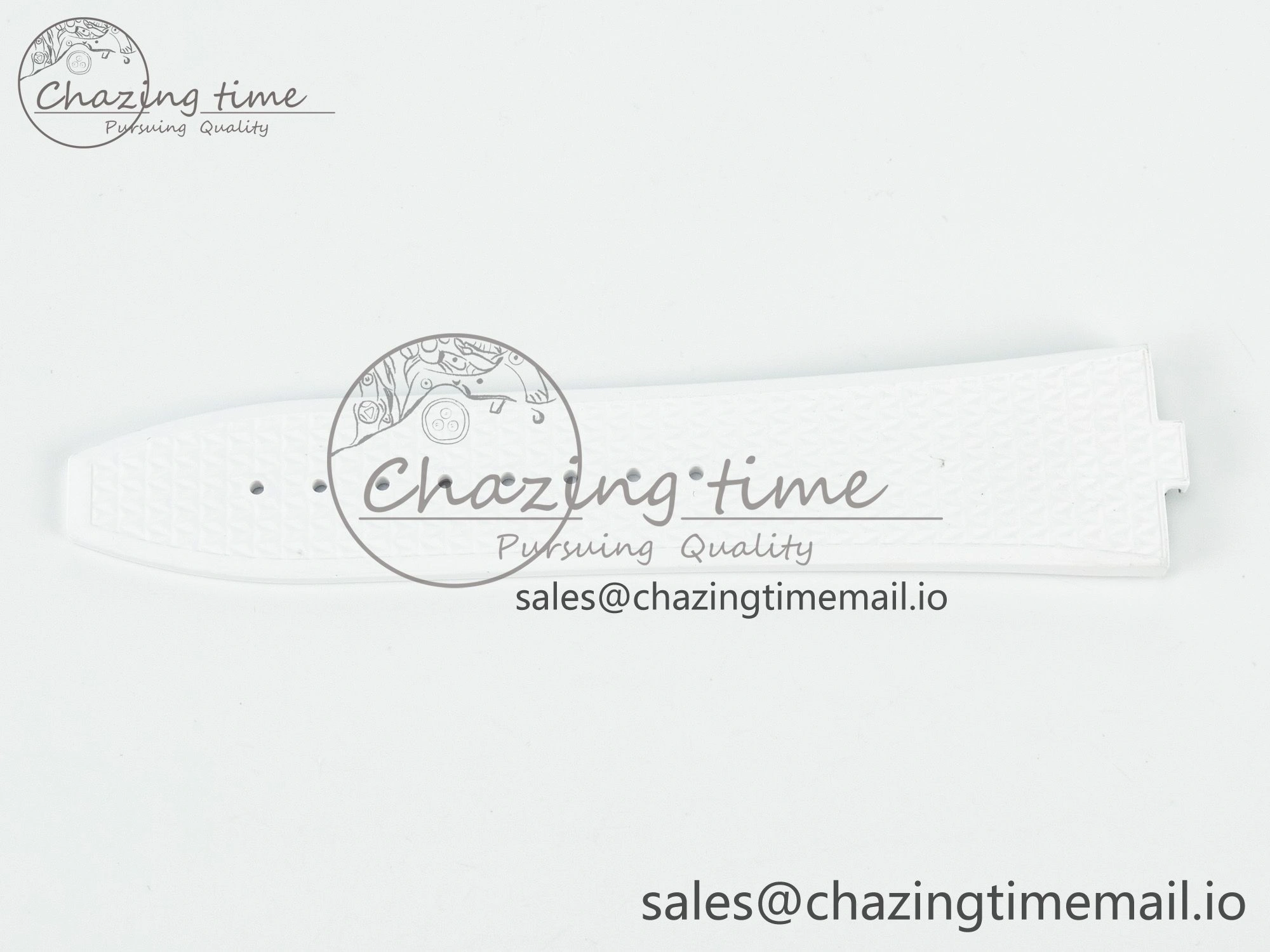 Overseas 1:1 Best Edition Black Blue White Rubber Strap (Fits the Gen size)