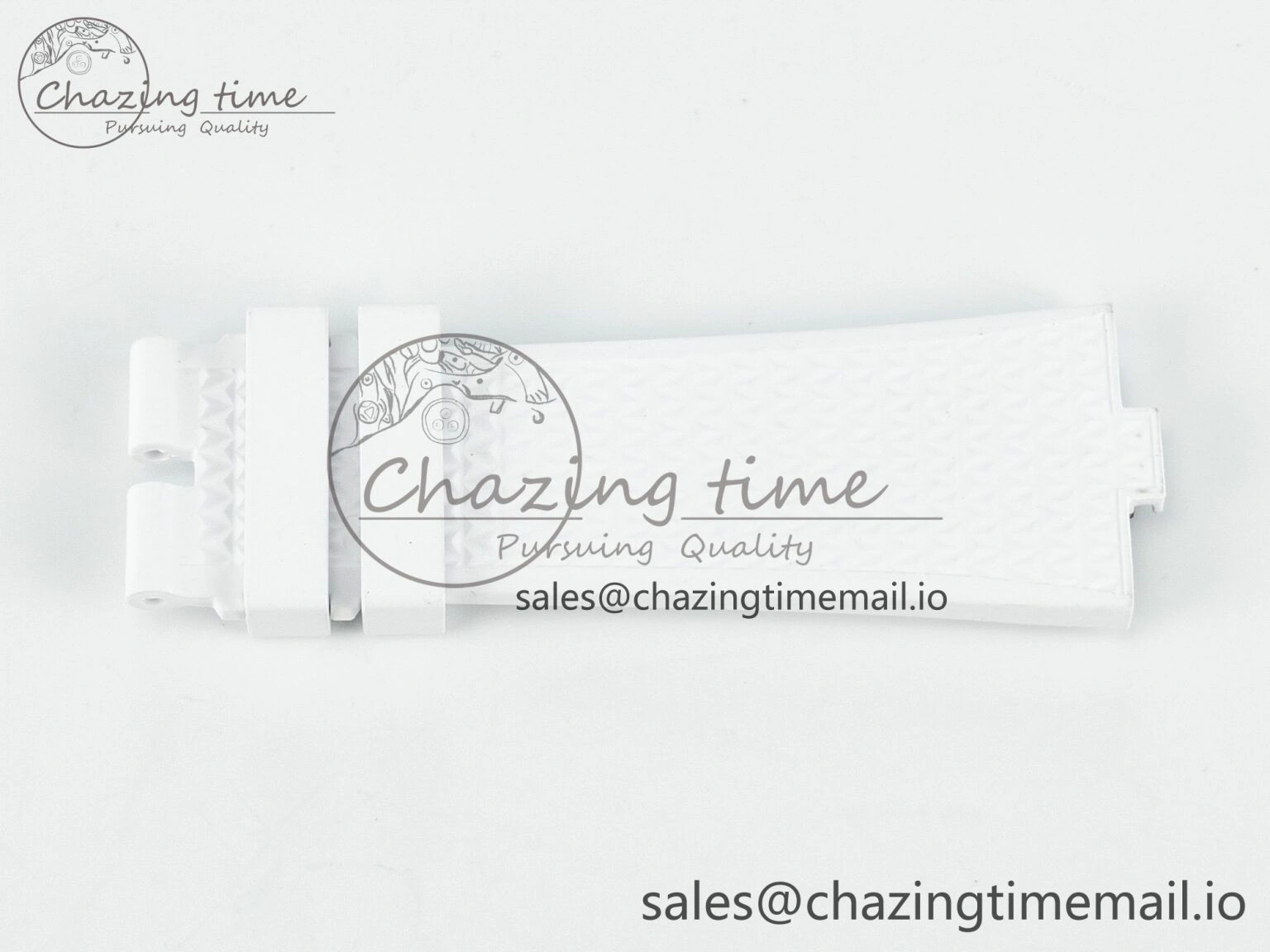 Overseas 1:1 Best Edition Black Blue White Rubber Strap (Fits the Gen size)